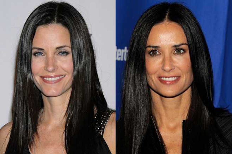Courteney Cox And Demi Moore Are Now Interchangeable!