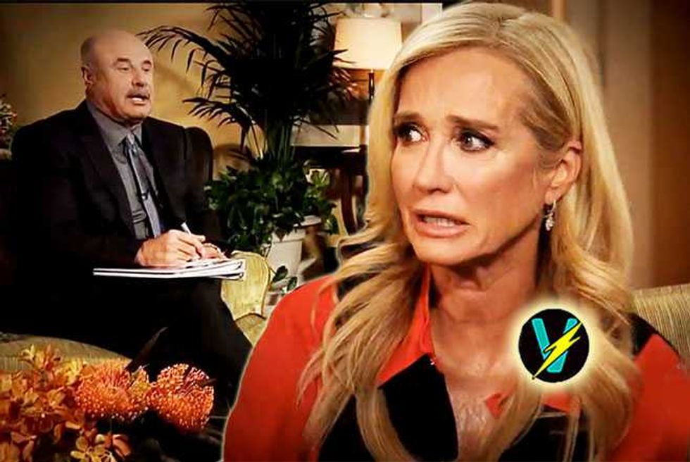 Tearful Kim Richards Storms Out Of Train Wreck Dr Phil ‘Intervention’ Interview