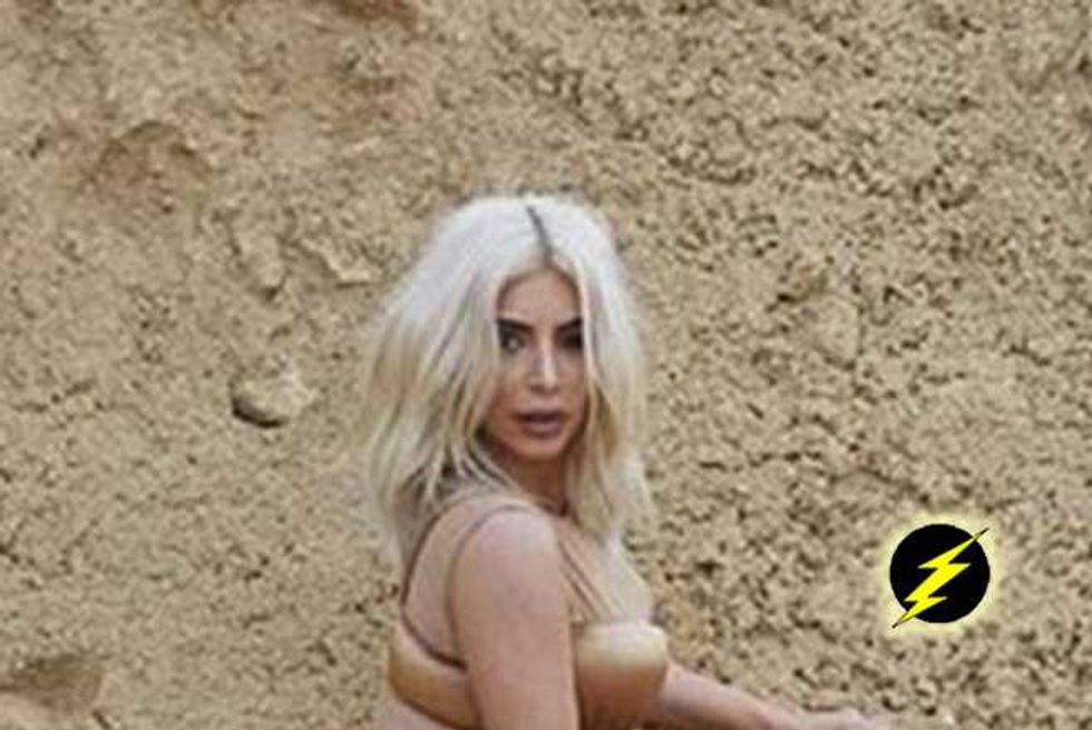 Kim Kardashian—Most Hideous Semi-Naked Photo Shoot Ever, Styled By Kanye