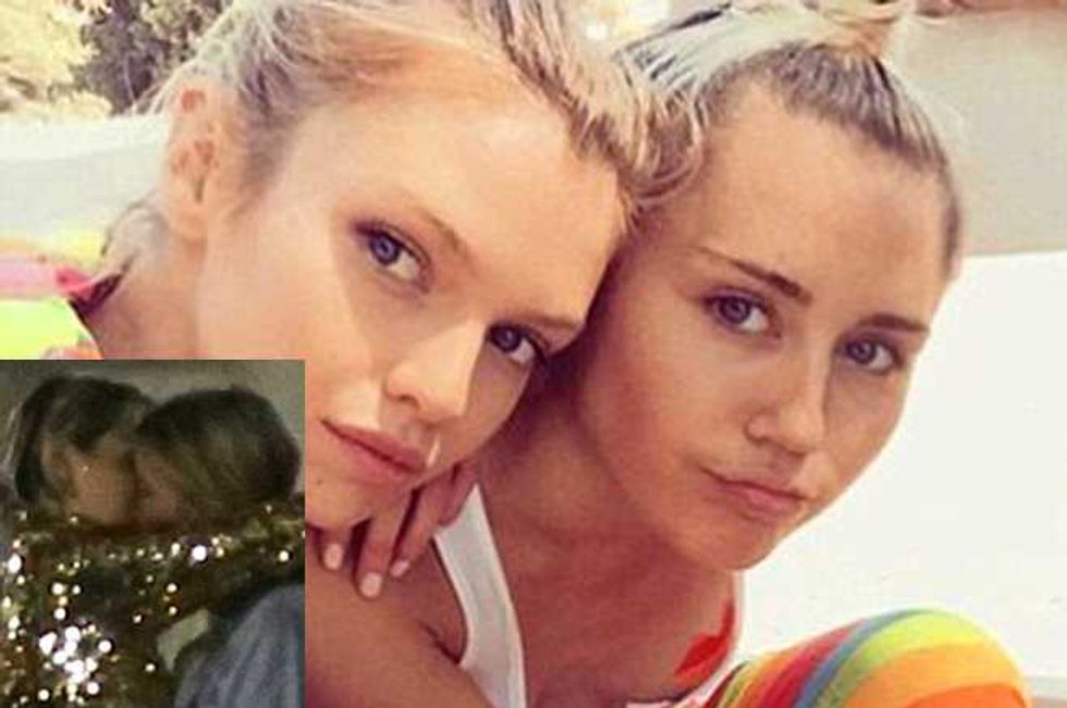 Miley Cyrus And Victoria's Secret Model Stella Maxwell—It's On!