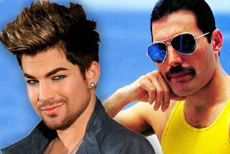 Adam Lambert Wants To Get In Bed With Freddie Mercury