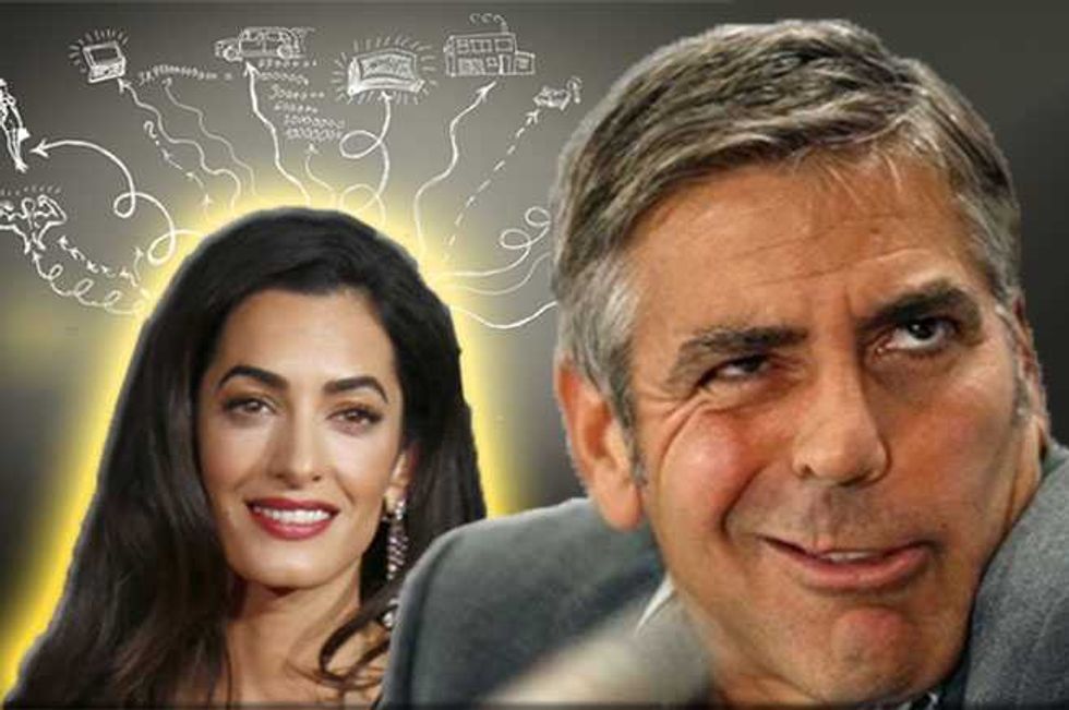 Why Does George Clooney Keep Telling Us He Feels Dumb Around His Wife?