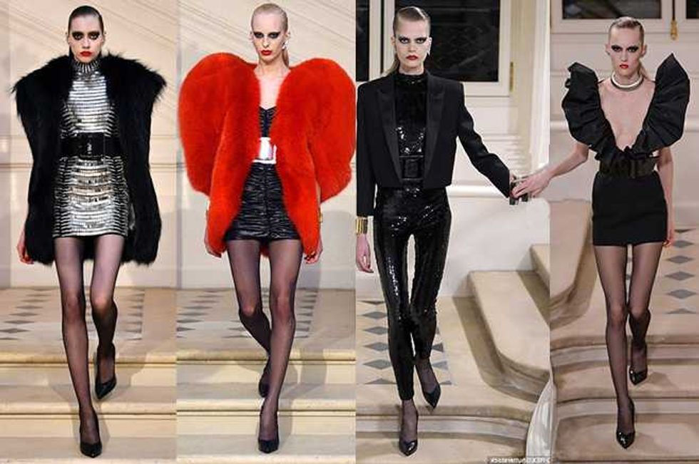 Saint Laurent Brings Back The Thigh Gap!