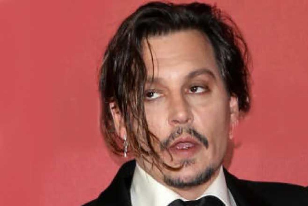 Johnny Depp drunk