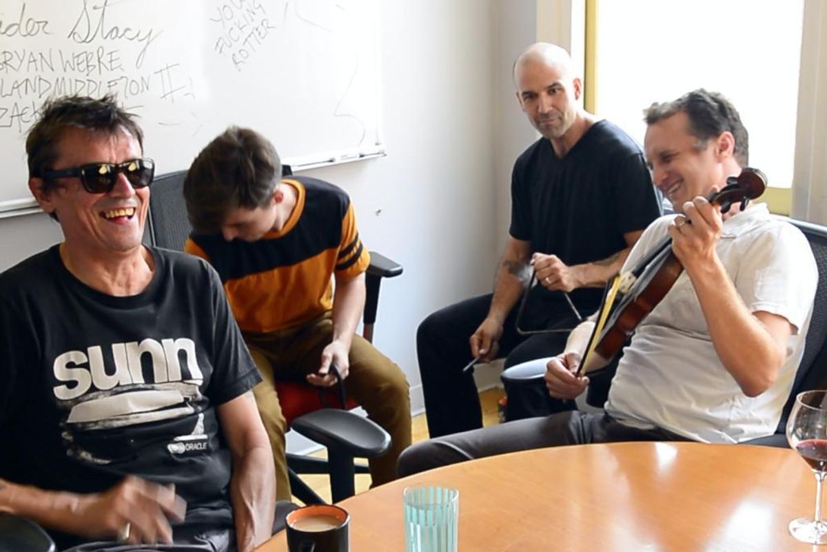 Saint Patrick's Throwback: Spider Stacy & Lost Bayou Ramblers Perform in the Boardroom