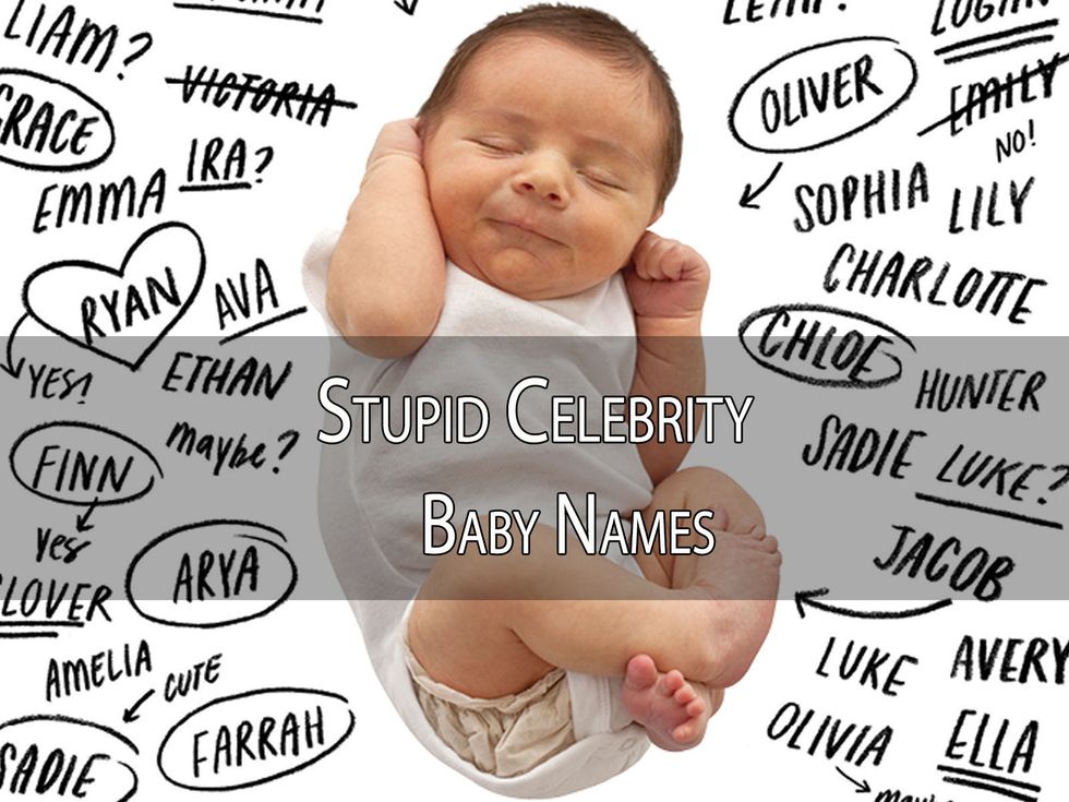 Check out the dumbest celebrity baby names...
