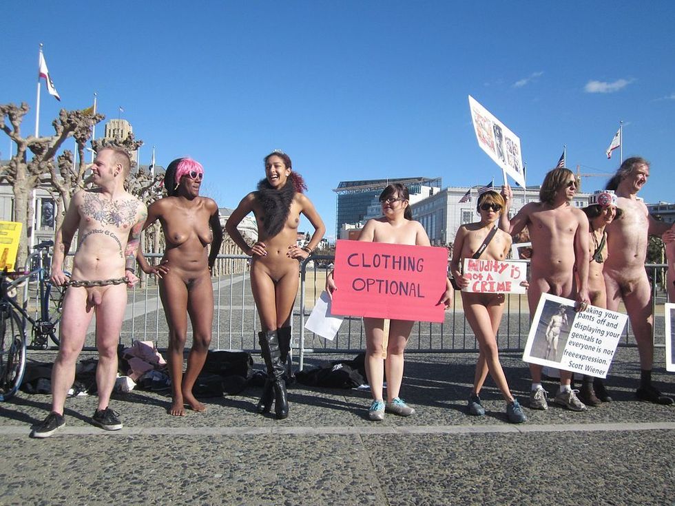 Public Nudity Protest, February 2013