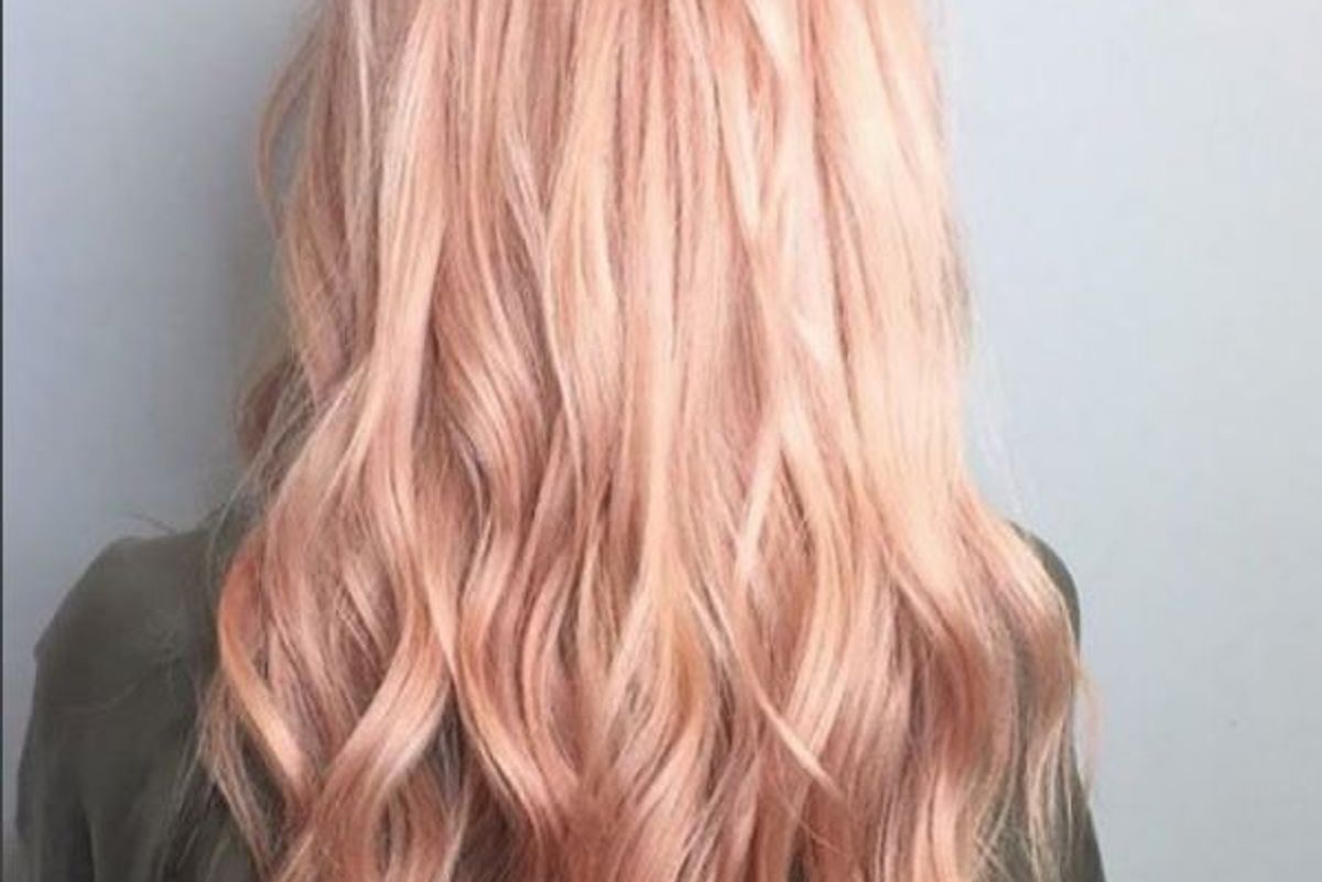 Hot take: 'Blorange' hair is the exact same as 'rose gold'