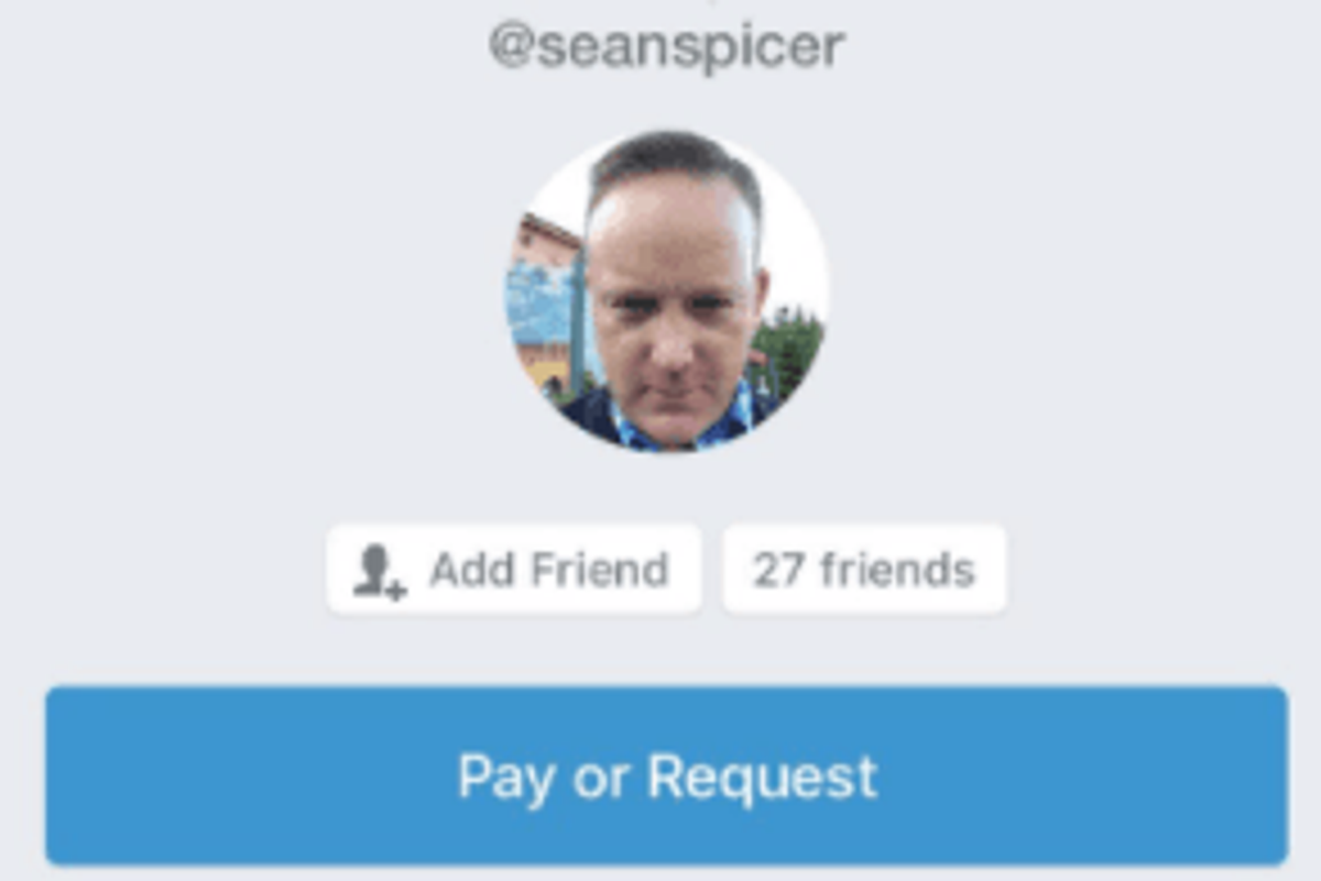 sean spicer venmo