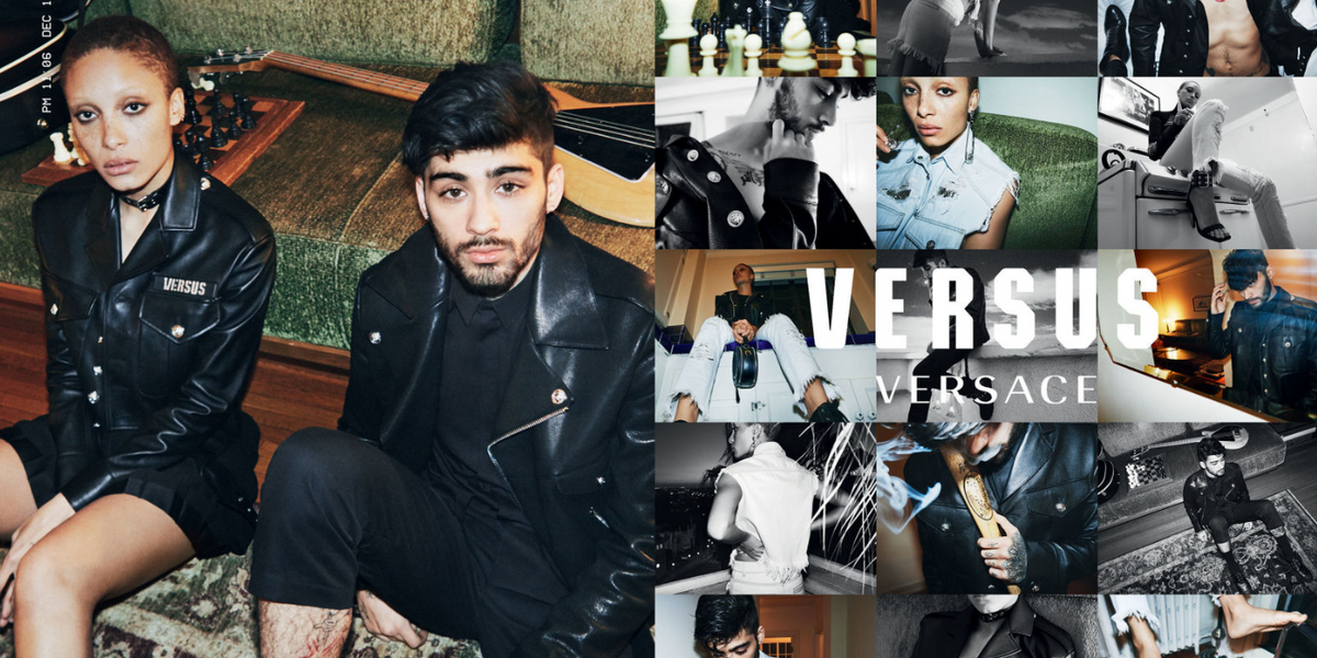 Versace's New Campaign Shot by Gigi Hadid and Starring Zayn Malik Has Arrived