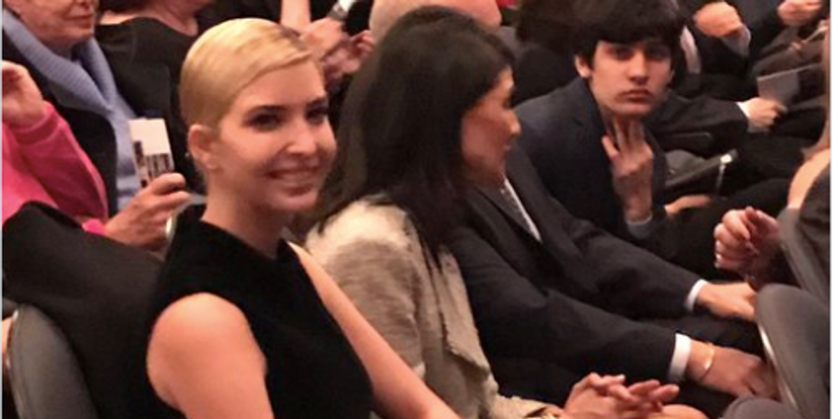 Ivanka Trump and Justin Trudeau Hung Out At the Theater Last Night