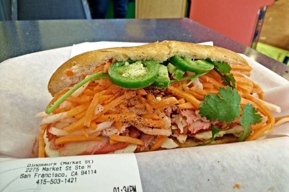 The Special bánh mì at Dinosaurs