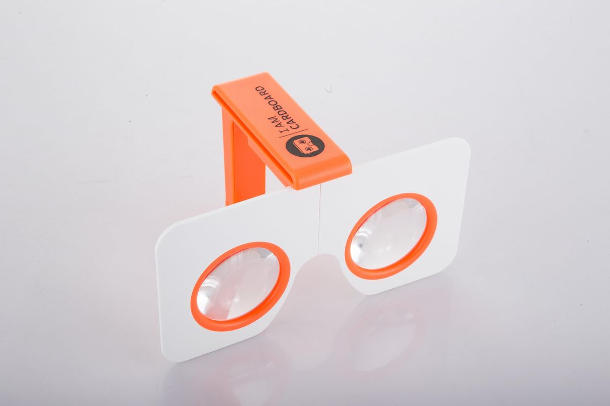 a photo of I am Cardboard VR headset