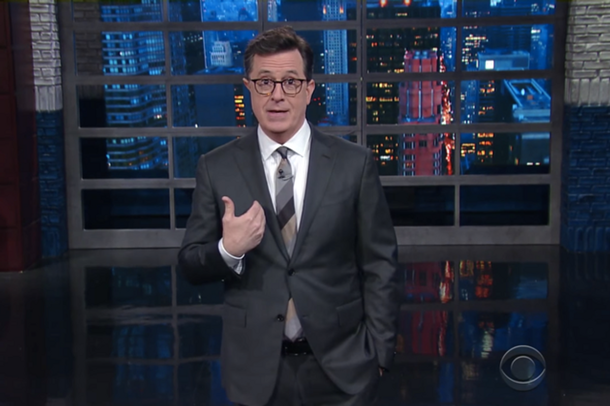 STEPHEN COLBERT responds to #FireColbert bullying. Was he wrong?