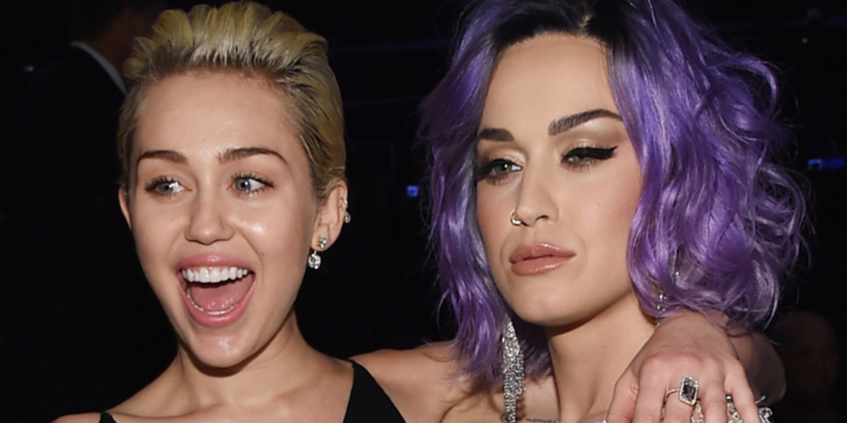 Miley Cyrus's Claim She Inspired Katy Perry's "I Kissed a Girl" is Very Confusing