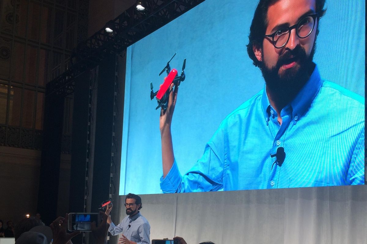 DJI's newest drone Spark is a palm-sized flying gadget you control with your hand