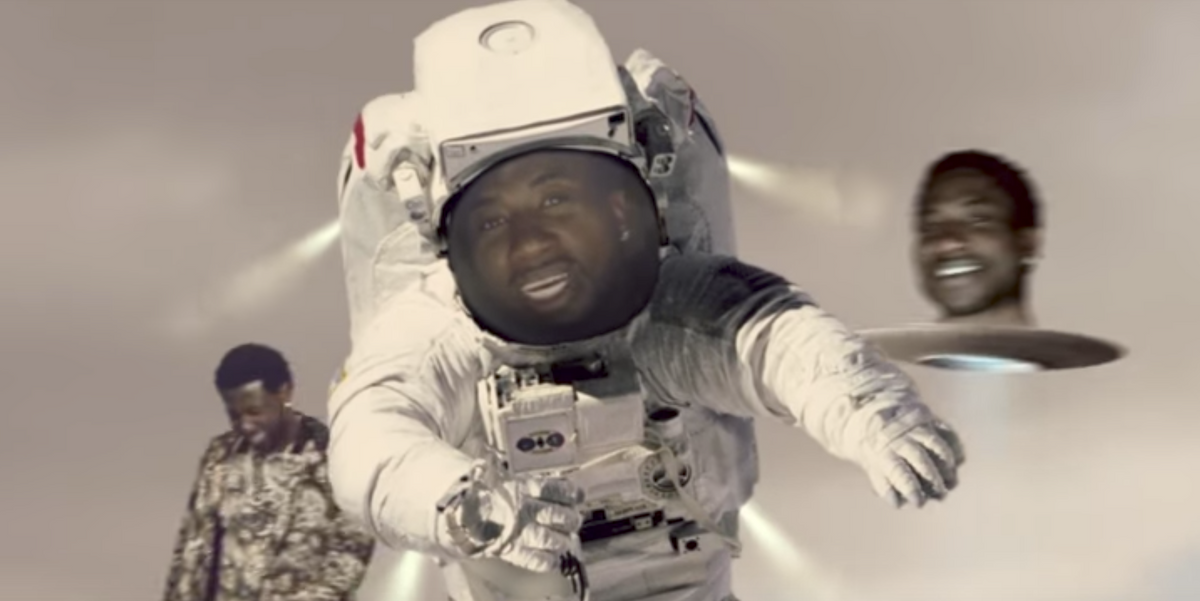 Gucci Mane is a Baby Astronaut in Trippy New Video with Kendrick Lamar, Rae Sremmurd and Mike Will Made-it