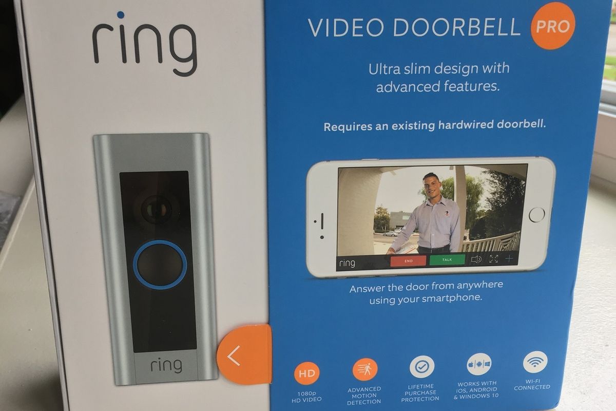 A photo of Ring Video Doorbell Pro box
