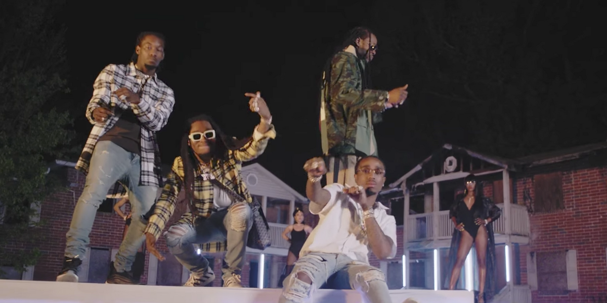 Watch 2 Chainz and Migos Work the Runway in New "Blue Cheese" Video