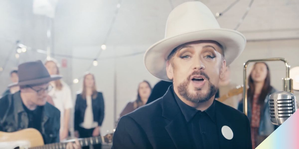 Boy George Covers Gay Anthem “YMCA” For the Actual YMCA