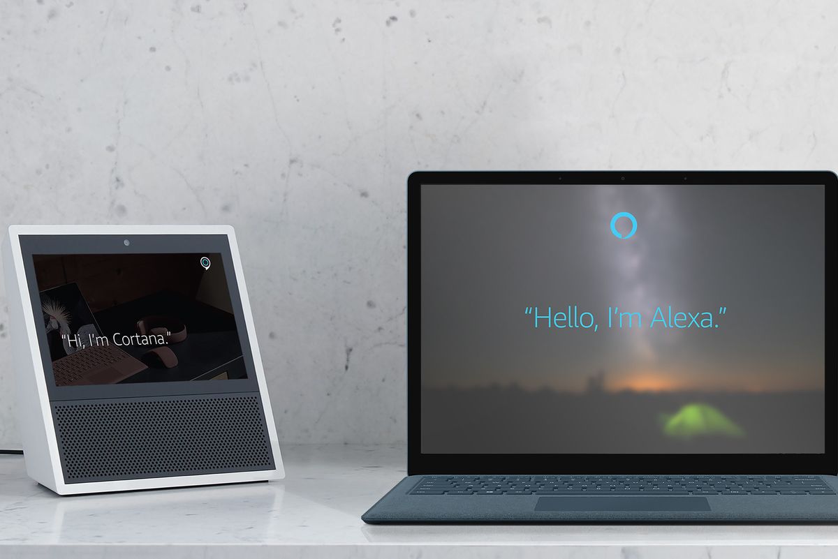 Alexa has a new playmate, Cortana