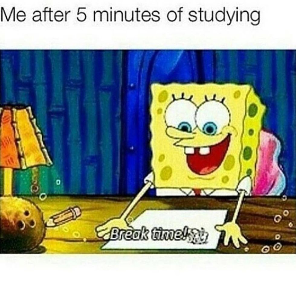 24 Spongebob Memes You'll Understand If You're A College Student