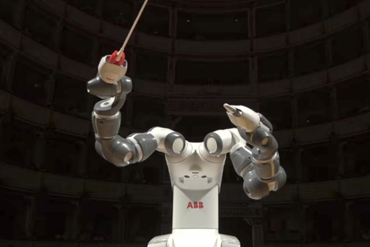 Now we have robots in disguise as orchestra conductors