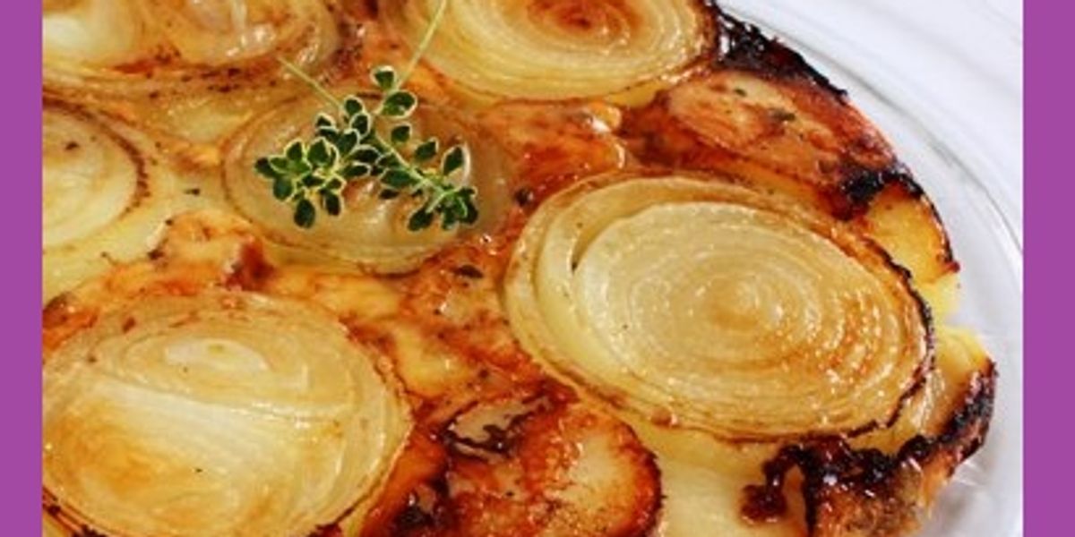 Upside Down Potato & Onion Tart My Recipe Magic