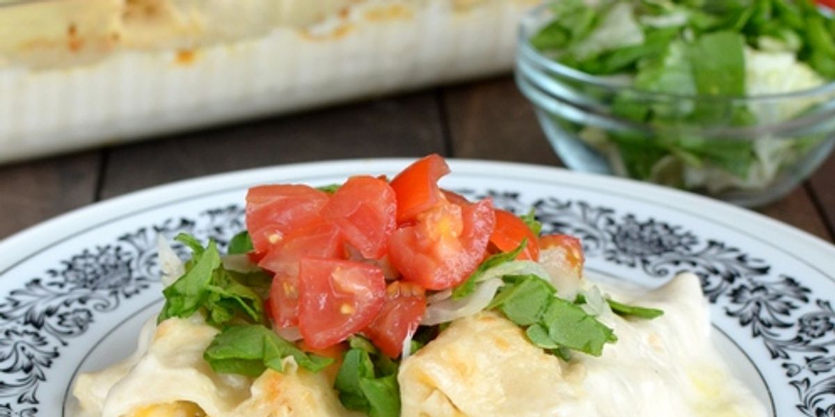 Chicken Bacon Alfredo Enchiladas My Recipe Magic