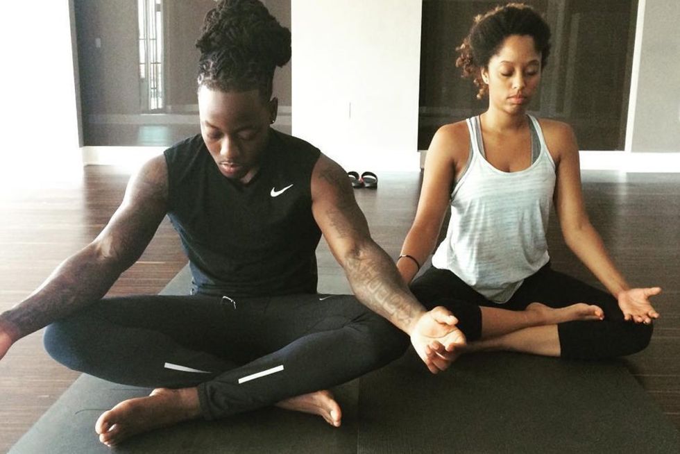 Ace Hood & Shelah Marie Share The Benefits Of Partner Yoga - xoNecole