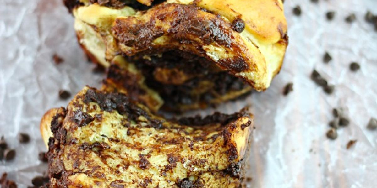 Hazelnut Chocolate Chip Pull Apart Bread My Recipe Magic