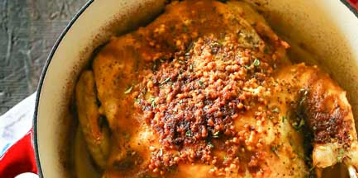 Dutch Oven Garlic Chicken My Recipe Magic