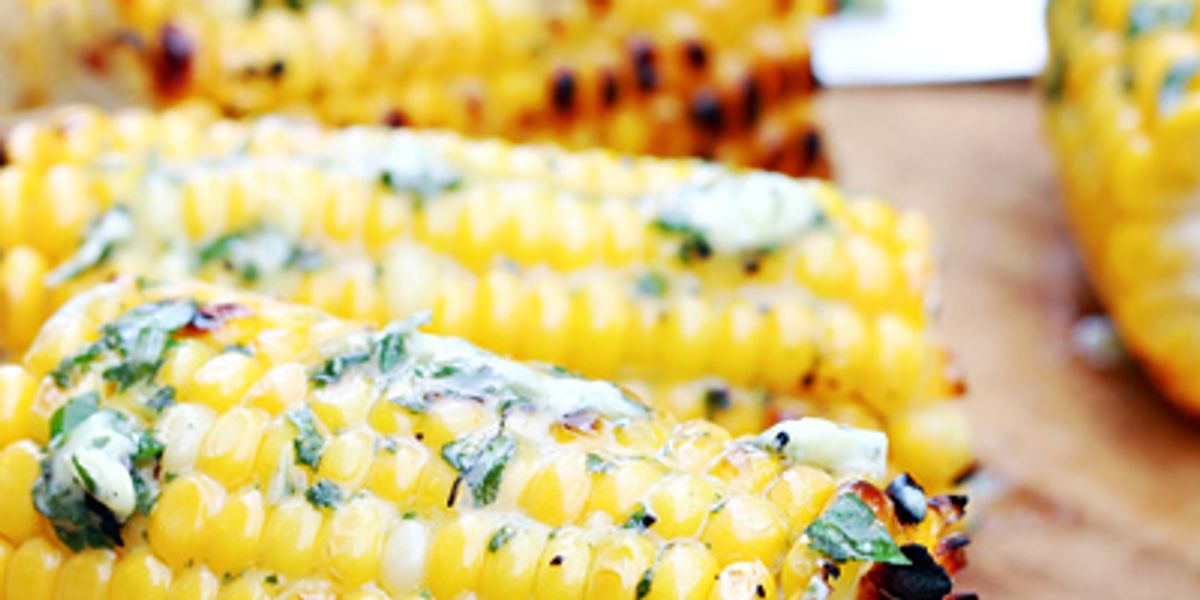 Grilled Corn with Basil Butter My Recipe Magic