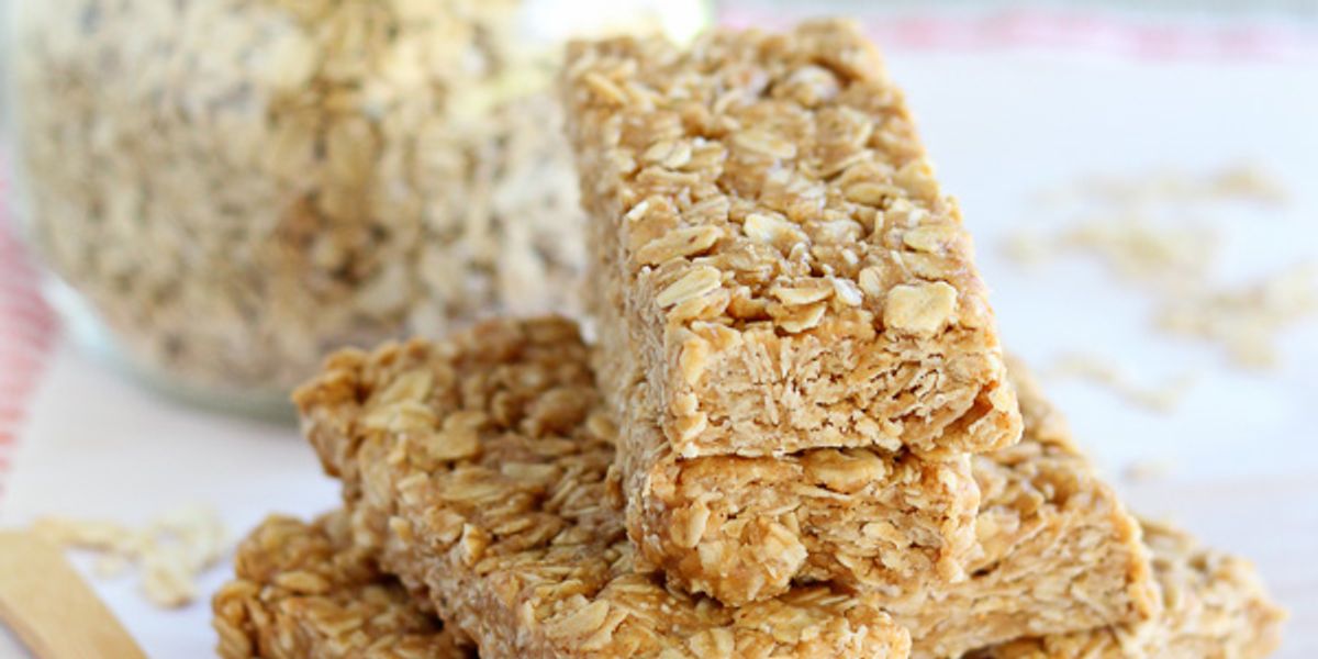 Peanut Butter Honey No Bake Granola Bars My Recipe Magic