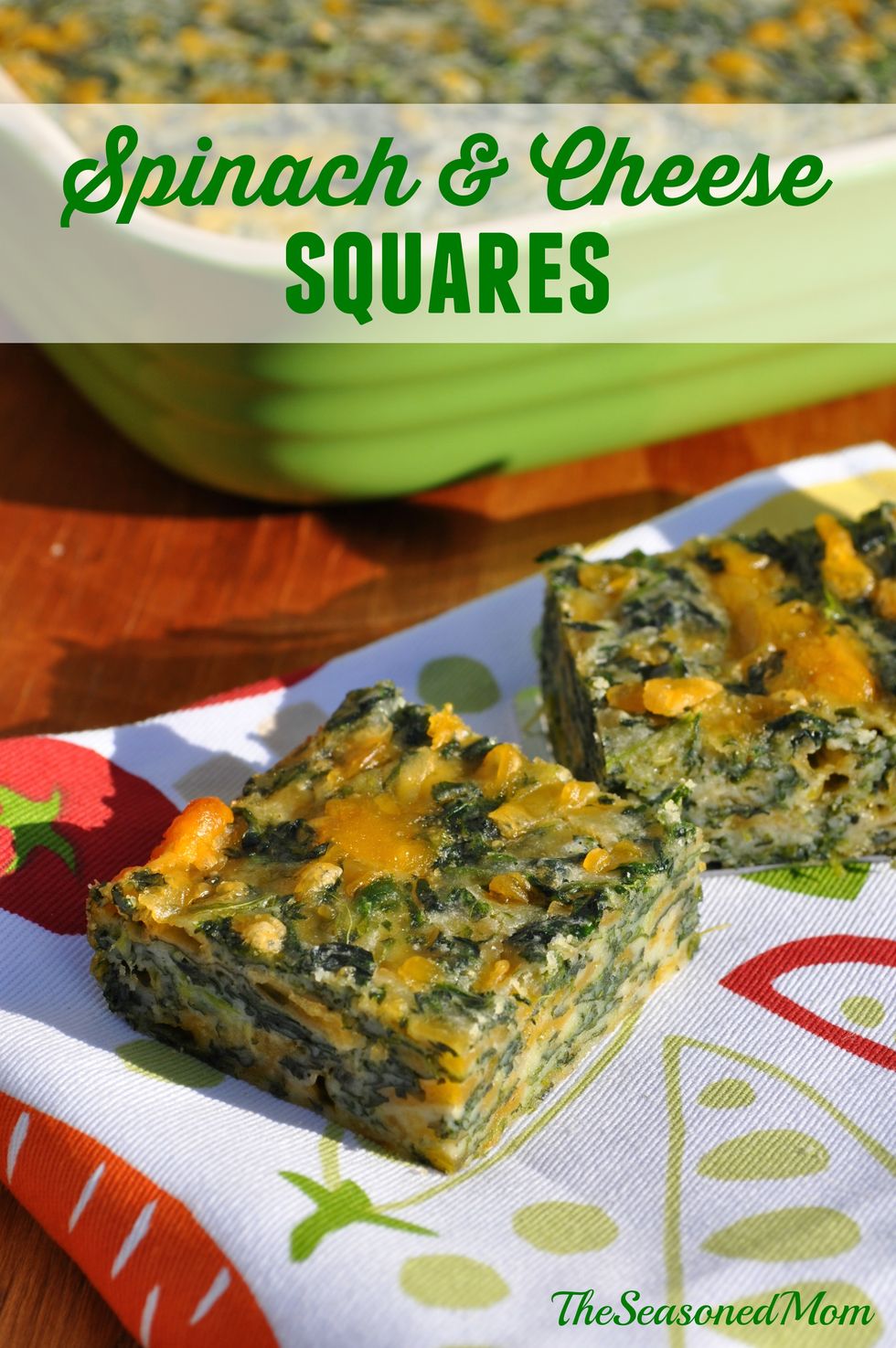 Aunt Bee's Cheesy Spinach Squares My Recipe Magic