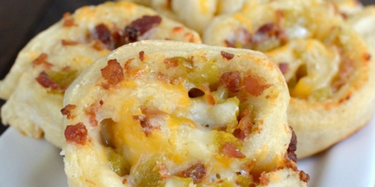 Spicy Bacon and Cheese Pinwheels My Recipe Magic