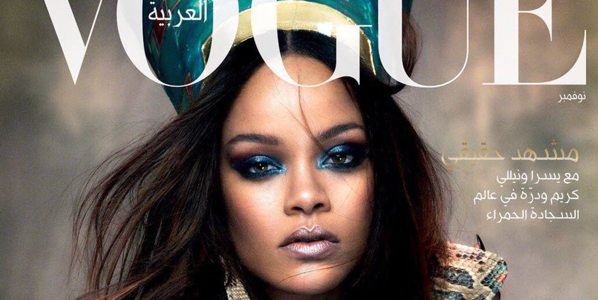 Rihanna Channels Egyptian Queen Nefertiti for Vogue Arabia