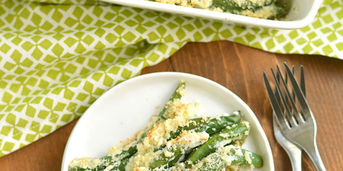 Healthy Green Bean Casserole - My Recipe Magic