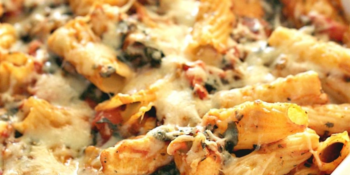 Chicken and Spinach Pasta Casserole My Recipe Magic