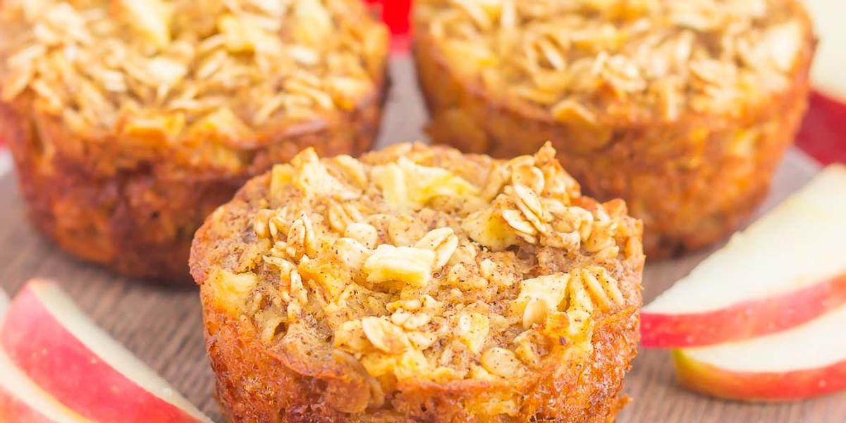 Apple Cinnamon Baked Oatmeal Cups My Recipe Magic