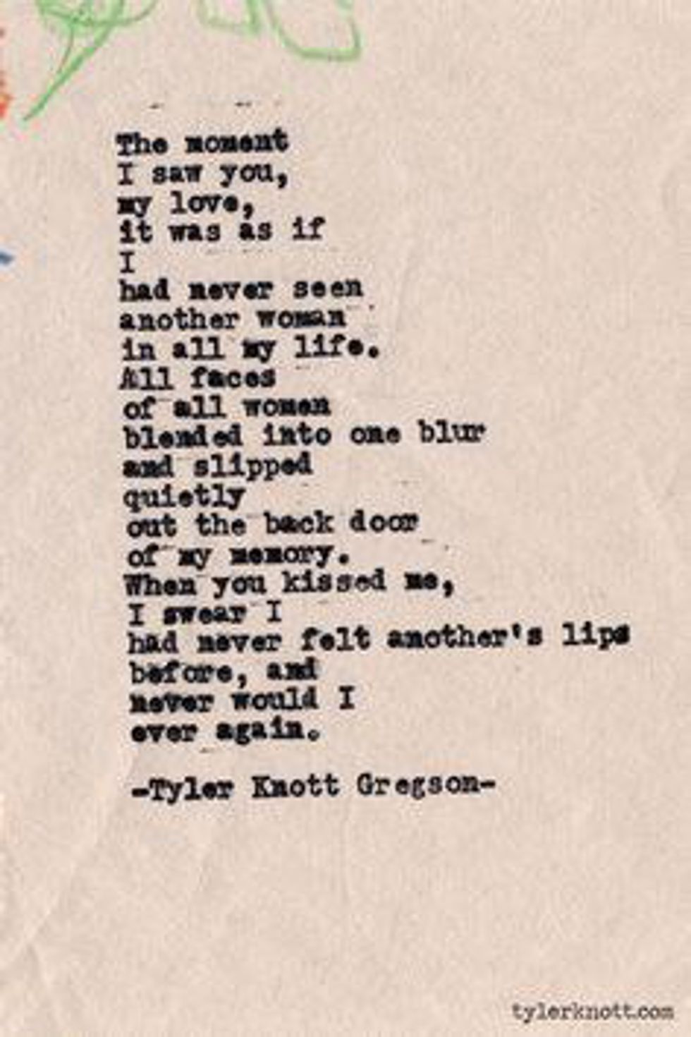 10 Best Tyler Knott Gregson Love Poems