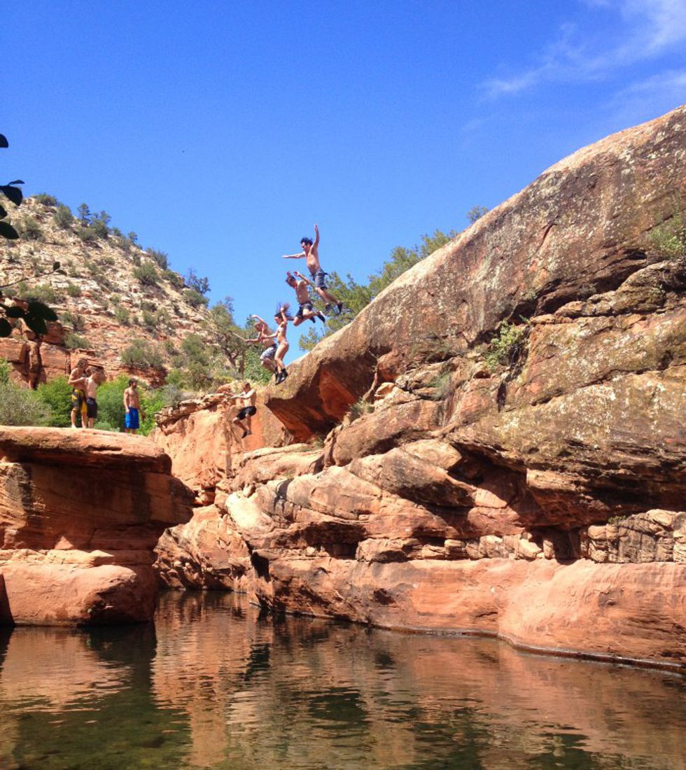 The Best Cliff Jumping Spots In Northern Arizona