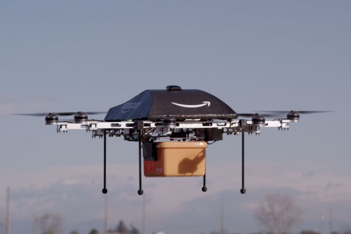 Amazon wants to keep us safe with self-destructing delivery drones