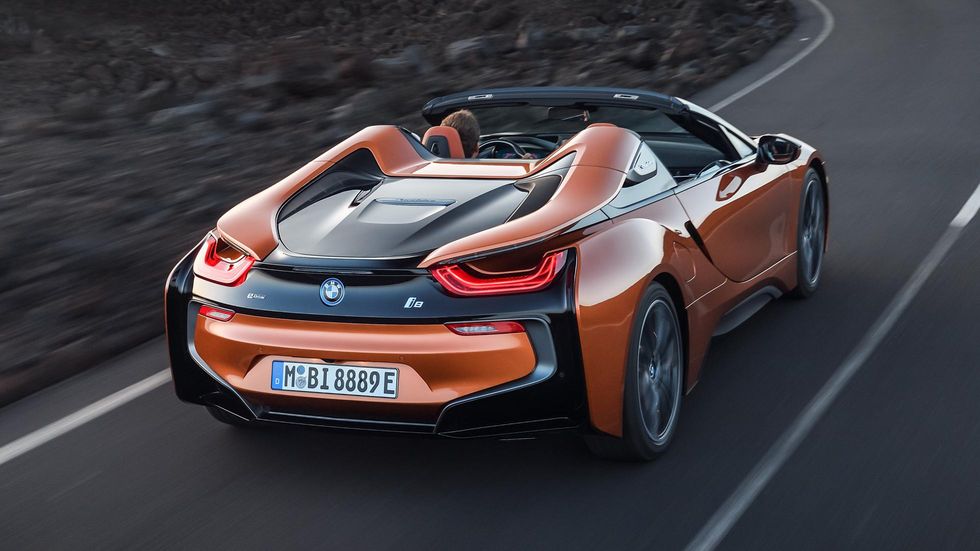 BMW i8 Roadster Topless hybrid supercar finally revealed Gearbrain