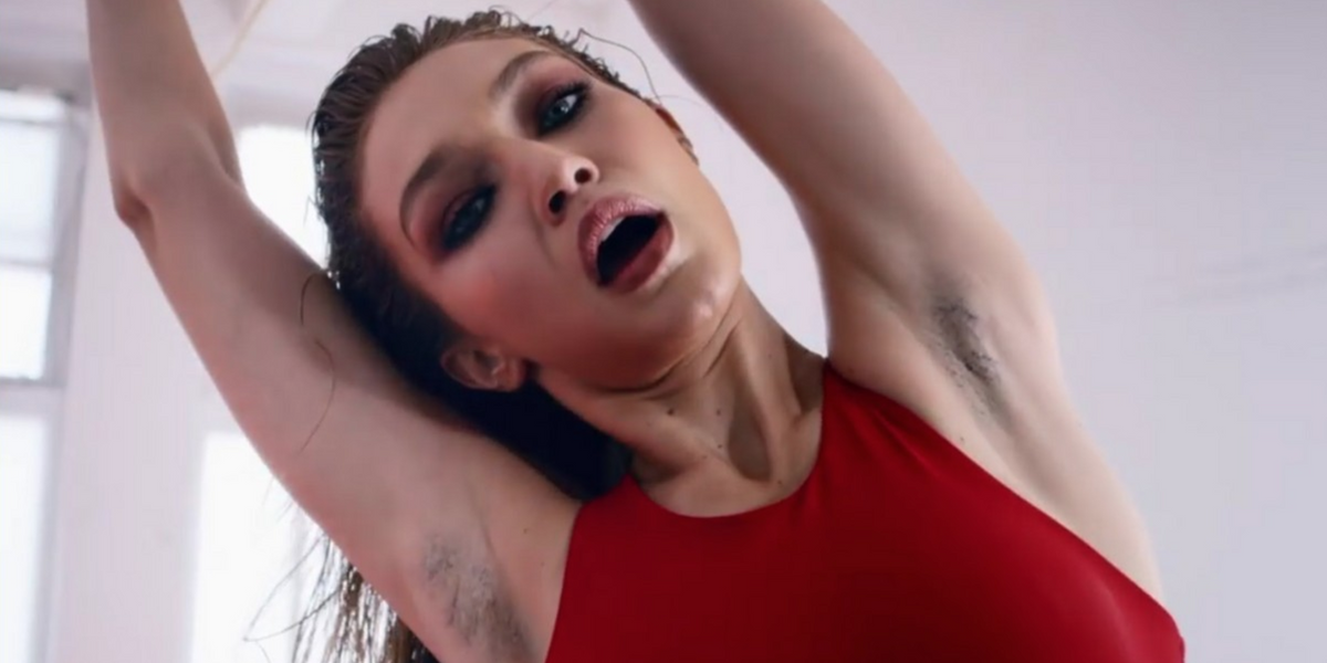 Gigi Hadid Ignites Internet with Coat Fluff 'Armpit Hair' in Sexy Video