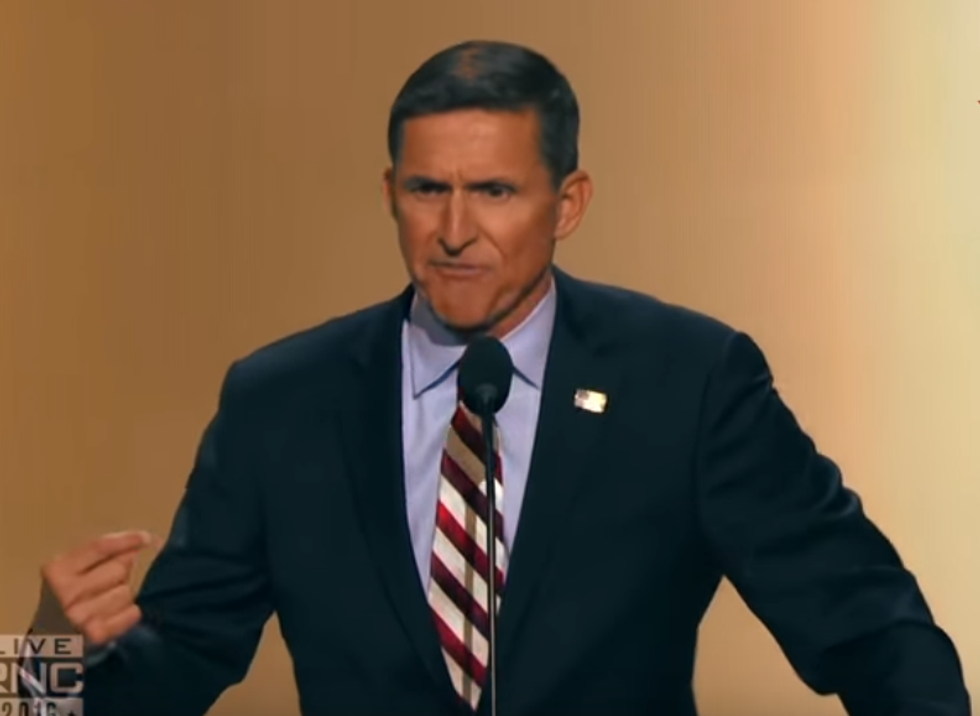 Michael Flynn's Grift To Steal Middle East For Russia (And Himself!) Would Make Sarah Palin Blush