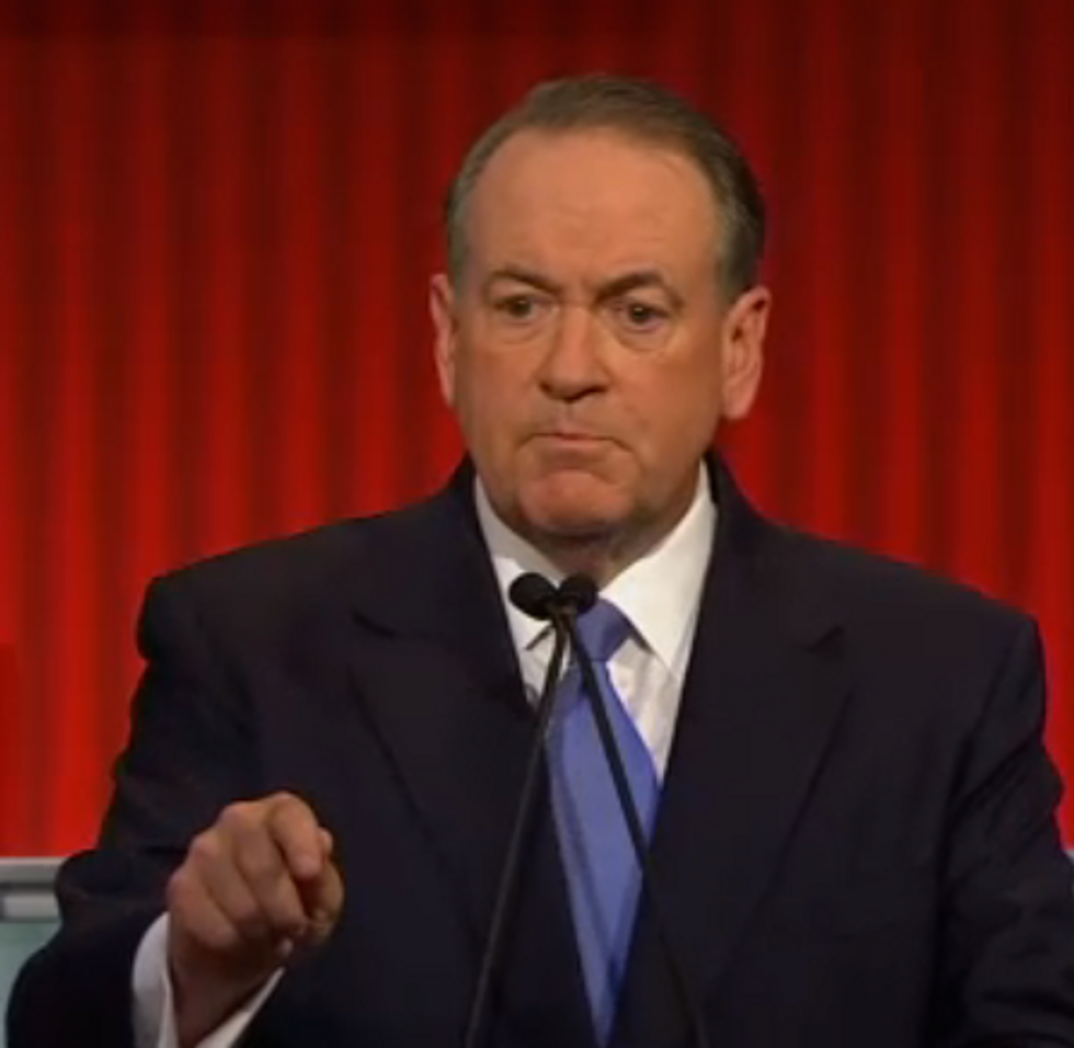 Mike Huckabee Demands Lap Dance From America Or He Will Burn This Place Down
