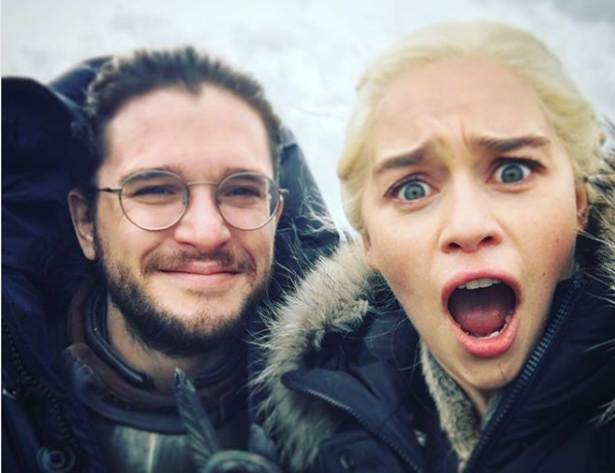 ‘Game Of Thrones” Emilia Clarke Threatens Jon Snow On Instagram, And Her Fans Lost It