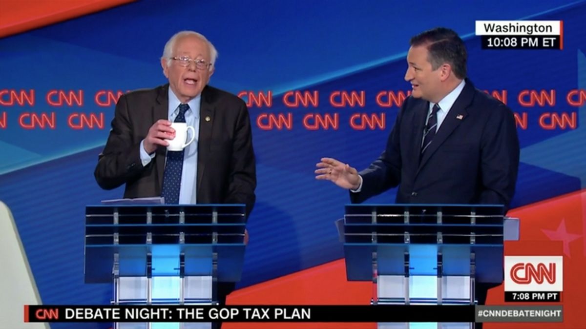 WATCH: Ted Cruz Tells Bernie Sanders to 'Curb Your Enthusiasm'