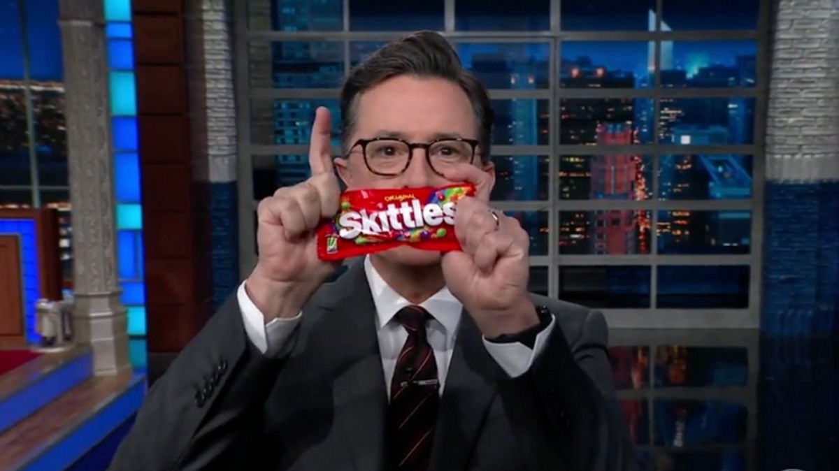 WATCH: Colbert Schools Trump Jr. on Socialism Using Halloween Candy